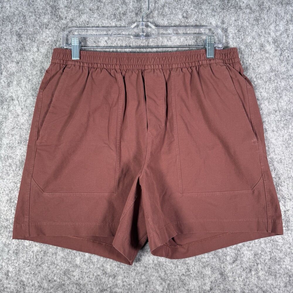Lululemon Shorts Mens Large Red Clay Stretch Versatwill Bowline 5 Inch Inseam